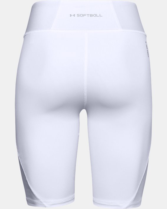 UA - Shorts de softball pour femme, White, pdpMainDesktop image number 5